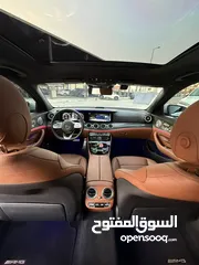  11 مرسيدس E350 2020 AMG فل اضافات اعلى صنف ممشى قليل لون سلفر غرفة كاميل بحالة الوكالة