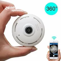  1 كاميرا مراقبة 360 درجة مع مكبر صوت