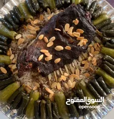  5 خروف مشوي او محشي او محشي ورق عنب دوالي