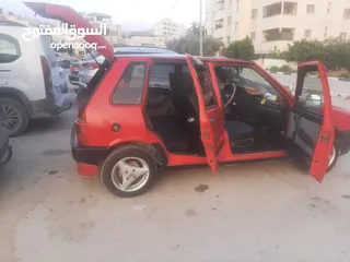 3 فيات اونو 92 للبيع لون احمر