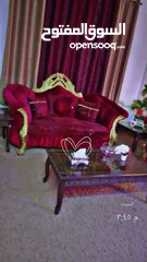  4 طقم كنب خشب زان مصري مع طاولات