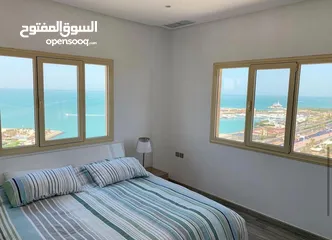  1 شقة  للايجار فى Byblos complex السالميةقطعة9 دور13 floor13 Sea view
