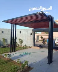  1 Steel and aluminum and upvc and car shed
