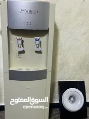  3 كولر ماء فاملي مع ملحق تحويل لقارورة بحالة ممتازة
