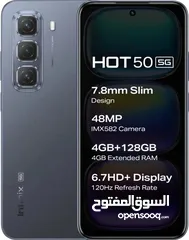  2 INFINIX HOT 50 PRO ( 256GB ) / 8 RAM NEW /// انفينكس هوت 50 برو ذاكرة رام 8 الجديد