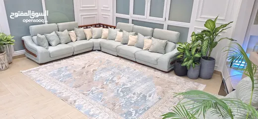  1 اثاث مجلس راقي جدا  مع السجاد furniture with carpet
