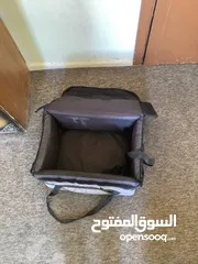  2 حقيبة طعام للدراجات لون اسود حجم مناسب