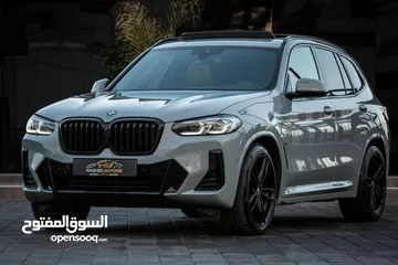  2 جيب BMW x3 M لون باطوني بنزين وكهرباء