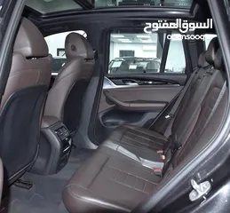  12 BMW X3 xDrive30i ( 2021 Model ) in Grey Color GCC Specs