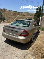  6 مرسيدس E200 موديل 2003 للبيع