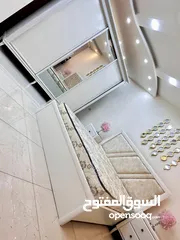  3 غرفة نوم ماستر classic راقيه جدا تفصيل وليس تجاري  خشب زان ولاتيه 18 أندونيسي  دهان (لؤلؤي