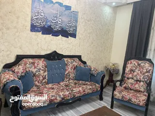 4 طقم كنب 7 مقاعد  مستعمل