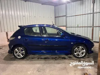  16 بيجو 206 موديل 2004 جير اوتوماتيك توب ترونيك ماتور 1400cc، الأجمل في الأردن