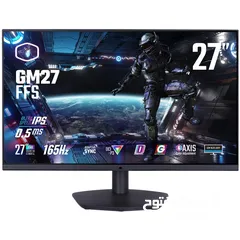  1 COOLER MASTER GM27 27 INCH 1080P 165HZ 0.5MS IPS PANEL G-SYNC COMPATIBLE GAMING MONITOR شاشة جيمنج