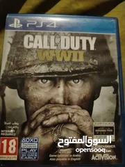  21 سيديات ps4 and ps5 للبيع سيدي red dead redemptiion 2 /blacl ops 6 world war war2