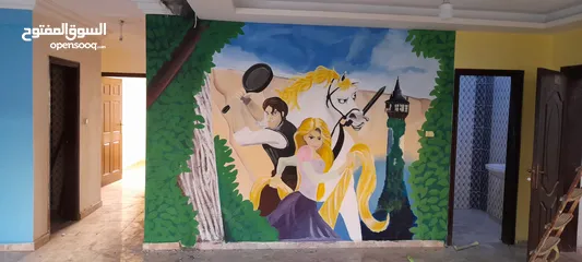  21 الرسم واللوحات الفنية فنان تشكيلي