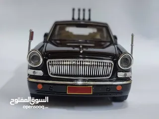  16 مجسم سيارة الرئيس الصيني حديد قياس 1/24 بتفتح كل الابواب وكاله . 30 دينار