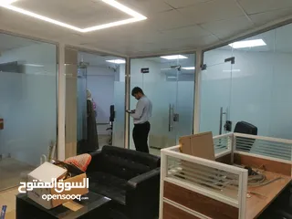  23 OFFICE PARTITION MIRROR GLASS
