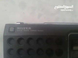  3 اجهزة راديو يابانية اصلية  سوني  وسيلفر  ياباني وفيلبس هولندي