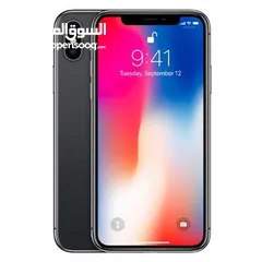  1 ايفون x بحاله جيده