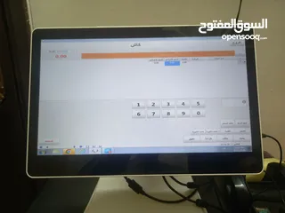  5 شاشه كاش لمس مع برنامج نقطه بيع