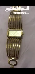  2 LOUIS VITTON GOLD PLATED WATCH