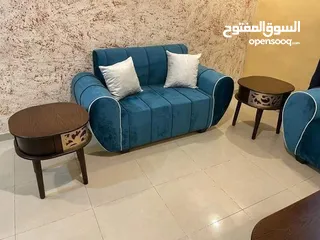  1 غرفه نوم ماستر مع ملحق إضافي وطقم كورنر تفصيل مع طقم طاولات