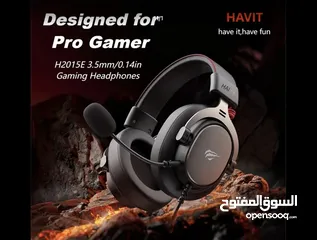  1 سماعات HAVIT Pro Gamer فوق الأذن