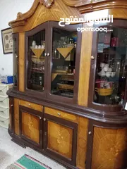  3 بوفيه خشب زان تقيل قطعتين نظيف جدا والسعر حرق للجادين استخدام خفيف الخشب تقيل ومش مهيون بيلمع