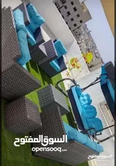  11 جلسات خارجي طقم راتان طقم حدائق طقم خارجي طقم ترس