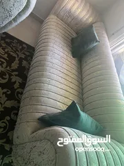  1 كنب غرفة جلوس 7 مقاعد مكون من 4 قطع جديد