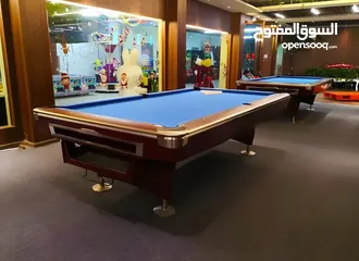  1 صيانة طاولات بلياردو وسنوكر و تنجيد وتركيب كافة الطاولات