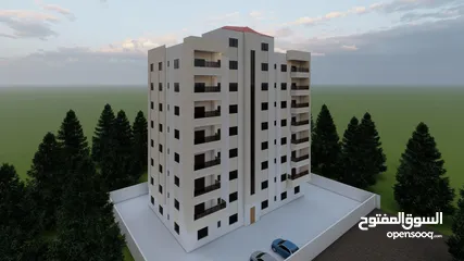  4 عدد من الشقق السكنية في جنين ، لدى عمارة زكارنة2 العنوان جنين - دوار البطيخة - خلف المجمع الطبي