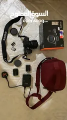  4 sony A73 camera body +50mm1.8 + charger + 2battery + 2 sd cards + red clr bag