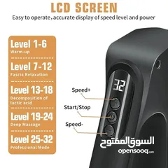  3 مسدس المساج الاحترافي ب 32 مستوى اهتزاز