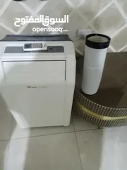  1 مكيف متحرك طون ونص انفيرتر من أفضل الأنواع بسوق تبريده ثلج وبغطي مساحات واسعه