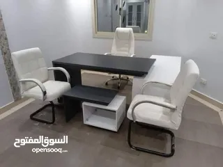  27 مكتب اداري مميز 140*70 تفصيل خشب لامينت مستورد مكفول بسعر المصنع موديلات فخمه مميزة بأقل الاسعار