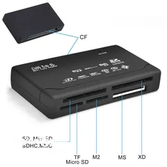  2 Black 26-IN-1 USB 2.0 MEMORY CARD READER FOR CF/xD/SD/MS/SDHC