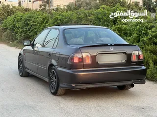  4 هوندا سيفيك مطور 1600 بنزين جير عادي لعشاق السيارات اليابانيه المميزه
