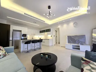  3 عبدون شقه مفروشة فخمة و جديدة لم تسكن 2 نوم طابق اول