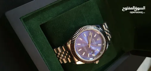  8 ساعة ROLEX رجالية جديدة بلون رهيب مع كيس و علبة ROLEX  و قتبل للتفاوض