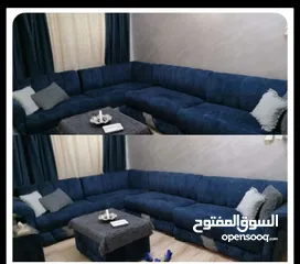  2 طقم كنب حرف L