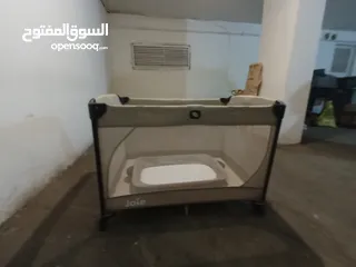  1 سرير اطفال بيبي جديد جديد وكاله