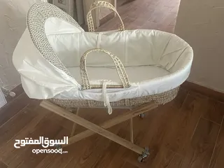  1 سلة موسى كسرير اطفال