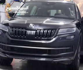  1 سكودا كودياك 2020 Skoda kodiaq spotr line full فتحة سقف بانوراما