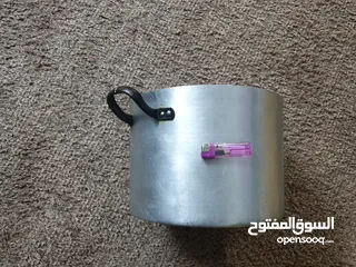  3 طنجرة المنيوم ثقيل من القديم اربد