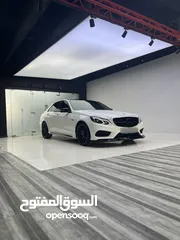  2 Mercedes E200 Avantgarde  AMG Kit original Sport package  2016 Full options  وارد شركة غرغور