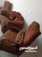  2 بسعر مغري طقم كنب خشب سويد  ثقيل جدا