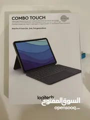  1 Logitech Combo Touch Keyboard IPad Pro 11-inch 1st, 2nd, 3rd generation (English - Arabic)