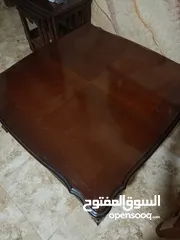  2 طاولة خشبة